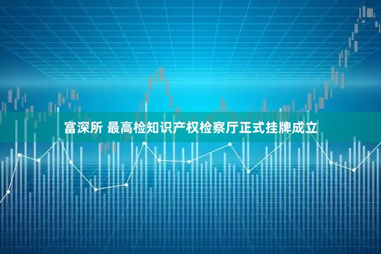 富深所 最高检知识产权检察厅正式挂牌成立