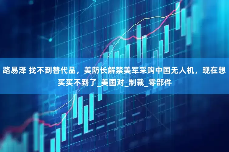 路易泽 找不到替代品，美防长解禁美军采购中国无人机，现在想买买不到了_美国对_制裁_零部件